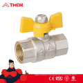 Natural Gas Safety Valve Brass Ball Valve CE ISO Approved 1/2"-1" Female Brass Gas Ball Valve